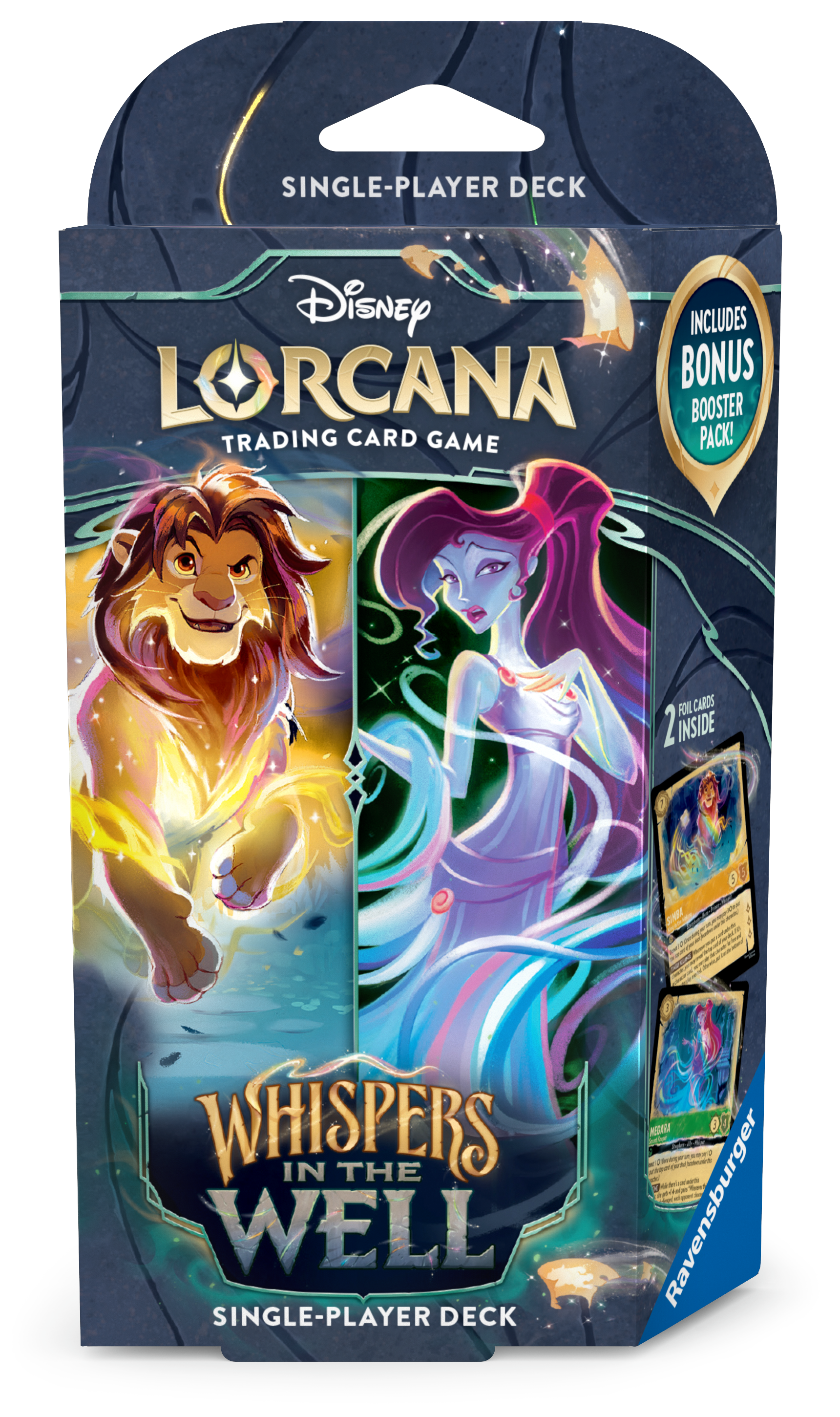 DISNEY LORCANA SET 10 WHISPERS IN THE WELL STARTER DECK - AMBER / EMERALD | Impulse Games and Hobbies
