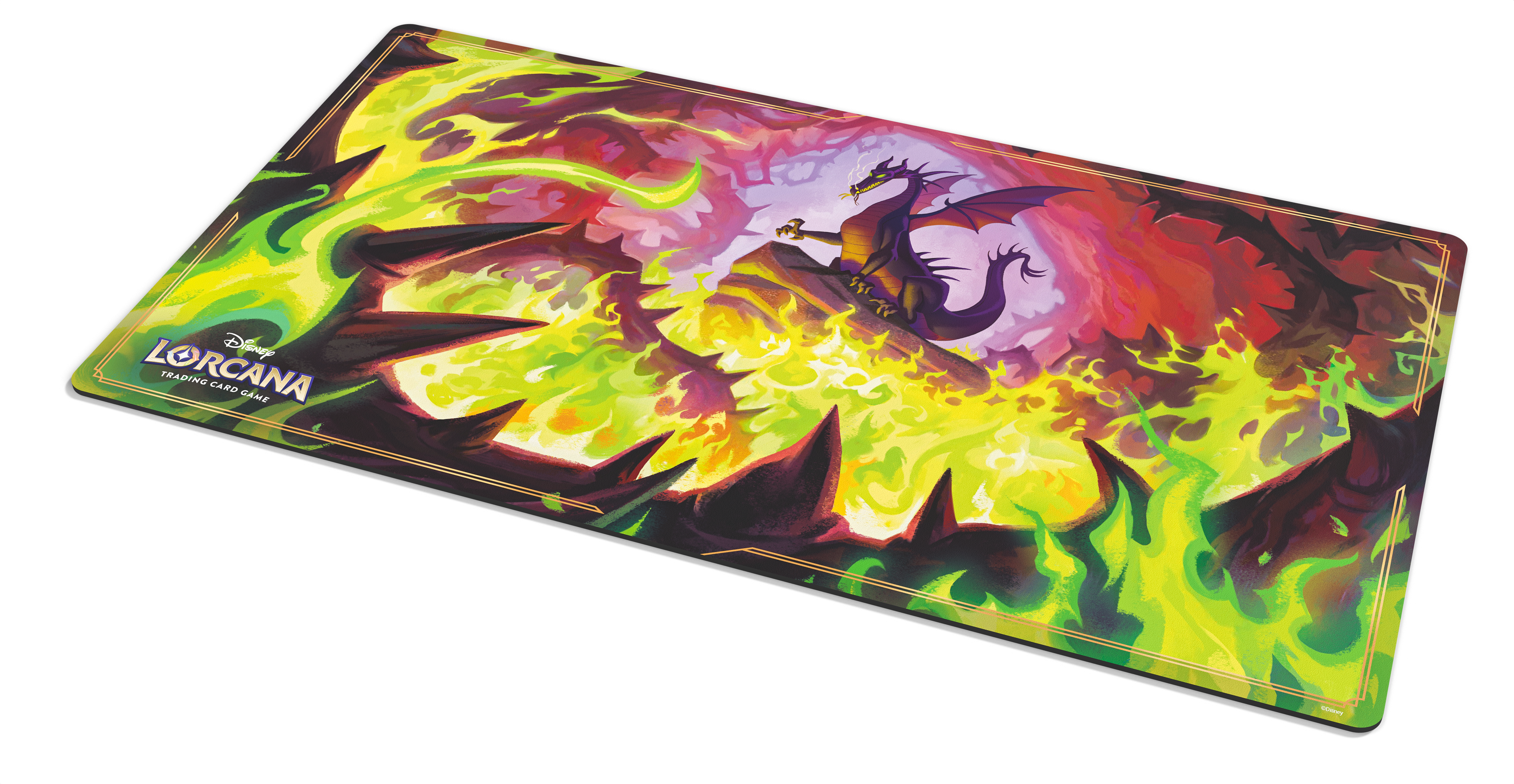 DISNEY LORCANA PLAYMAT SET 11 DRAGON FIRE | Impulse Games and Hobbies
