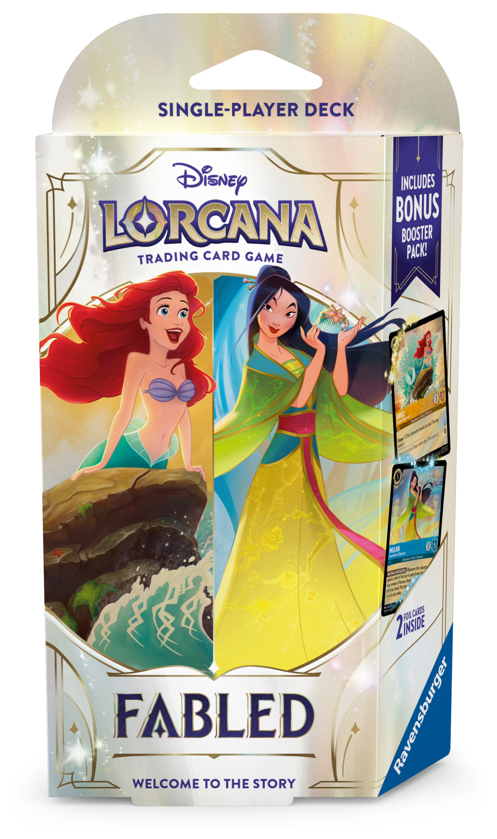 DISNEY LORCANA SET 9 STARTER DECK - Amber / Sapphire | Impulse Games and Hobbies