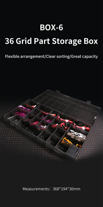 DSPIAE 36 Modular Storage Box | Impulse Games and Hobbies