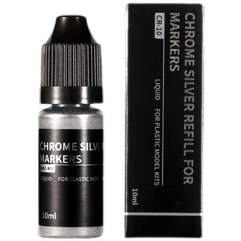 DSPIAE Chrome Silver Refill For Markers 10ml | Impulse Games and Hobbies
