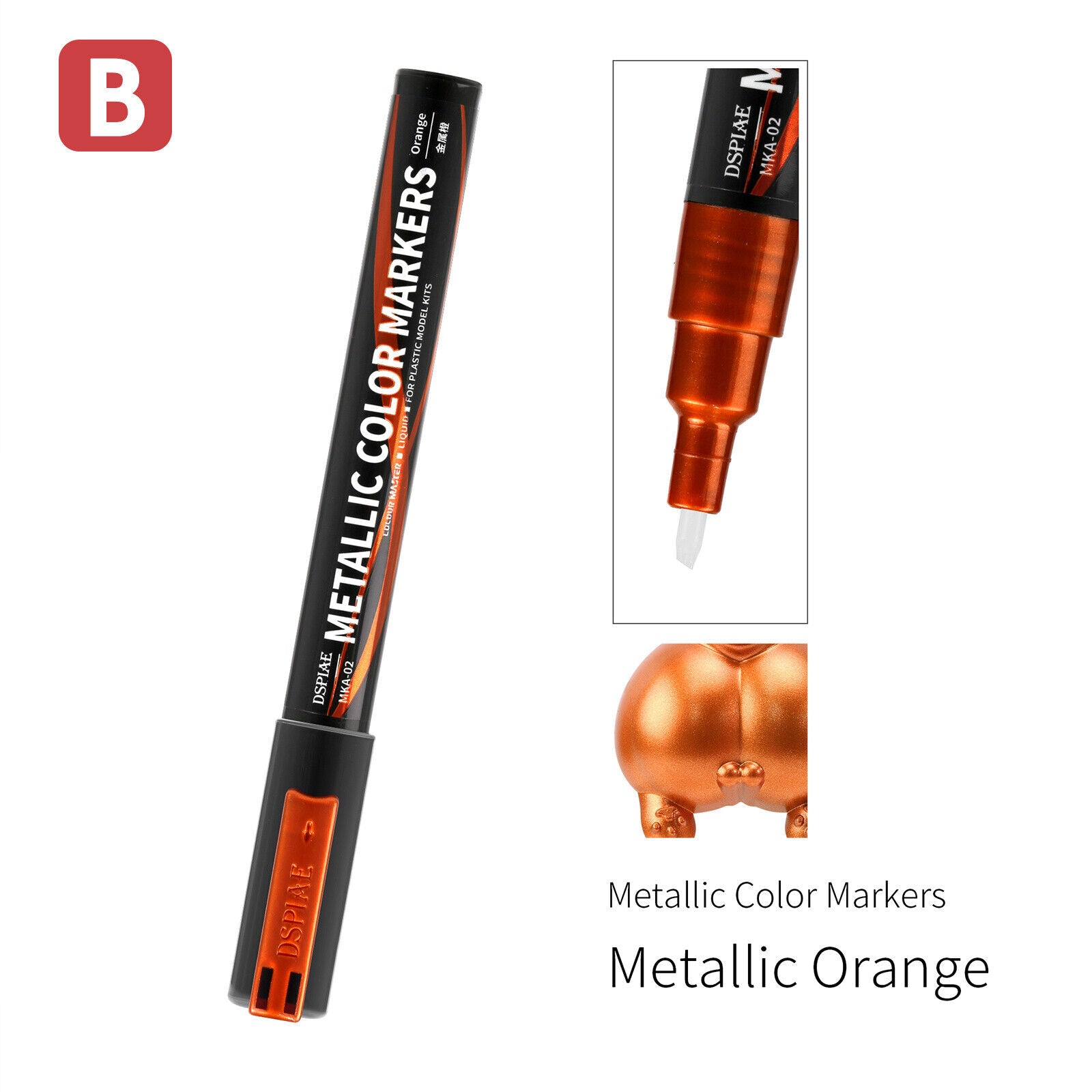 DSPIAE Super Metallic Color Markers - Metallic Orange | Impulse Games and Hobbies