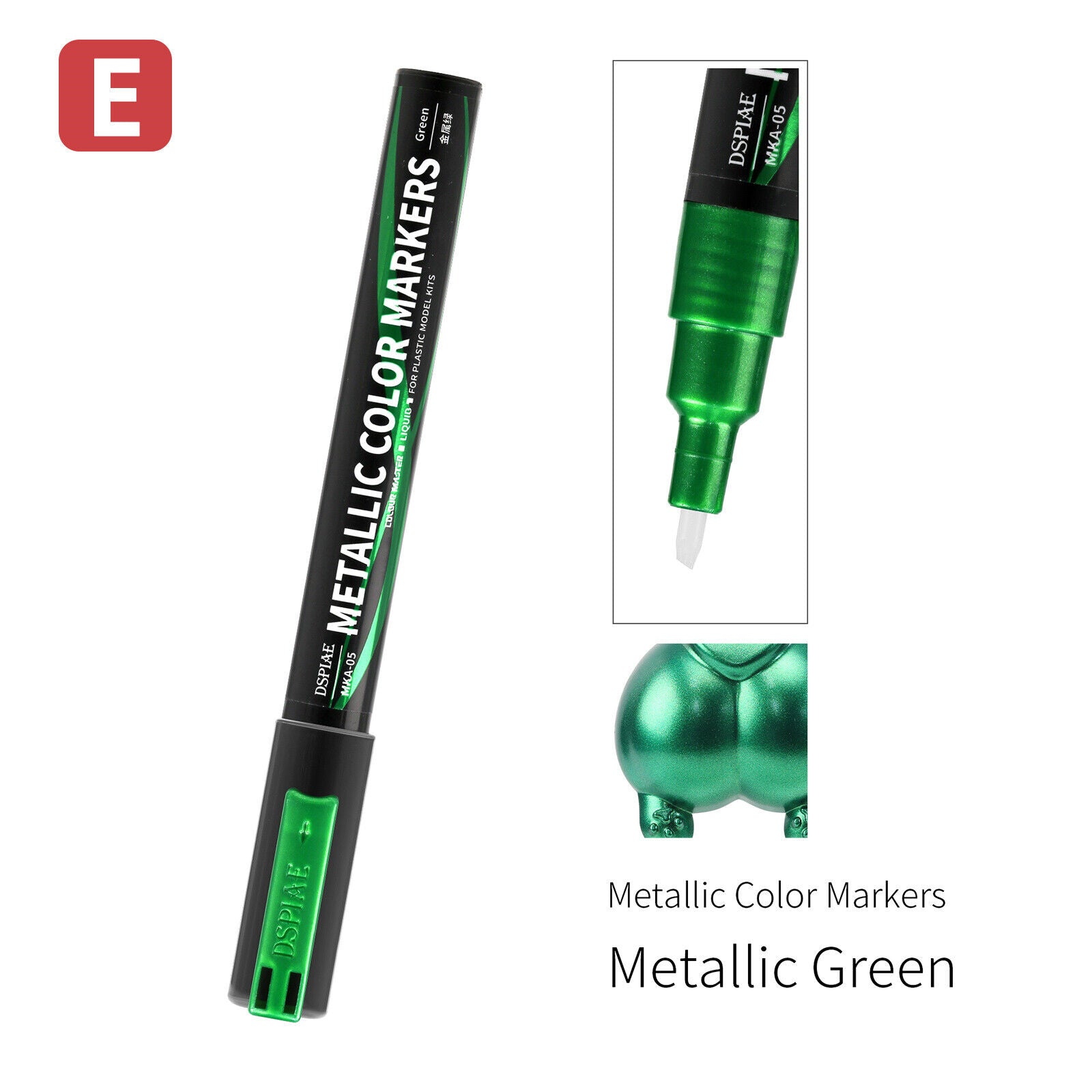 DSPIAE Super Metallic Color Markers - Metallic Green | Impulse Games and Hobbies