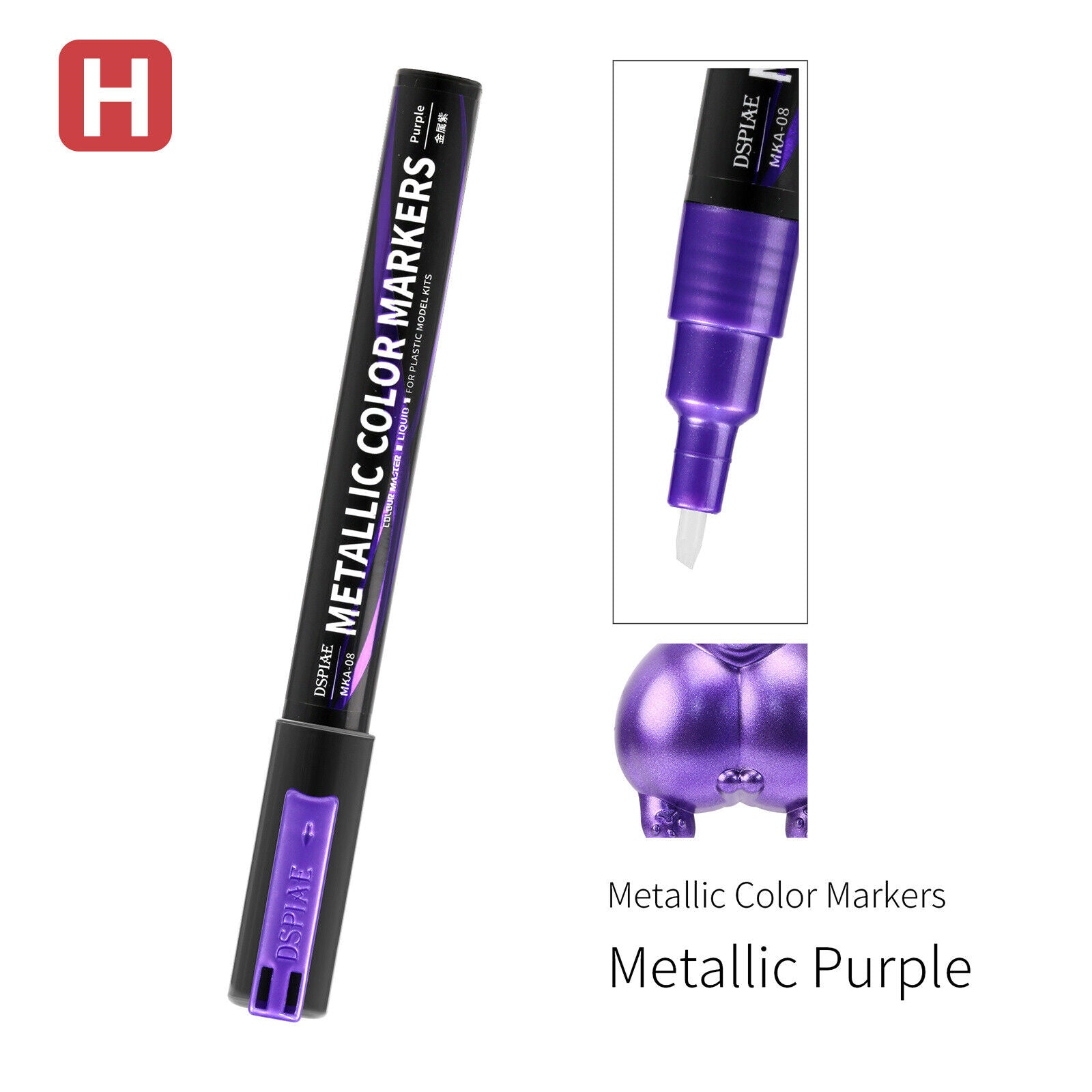 DSPIAE Marker Pen Metallic Purple | Impulse Games and Hobbies