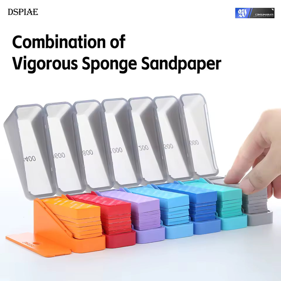 DSPIAE Vigorous Sponge Sandpaper Set | Impulse Games and Hobbies