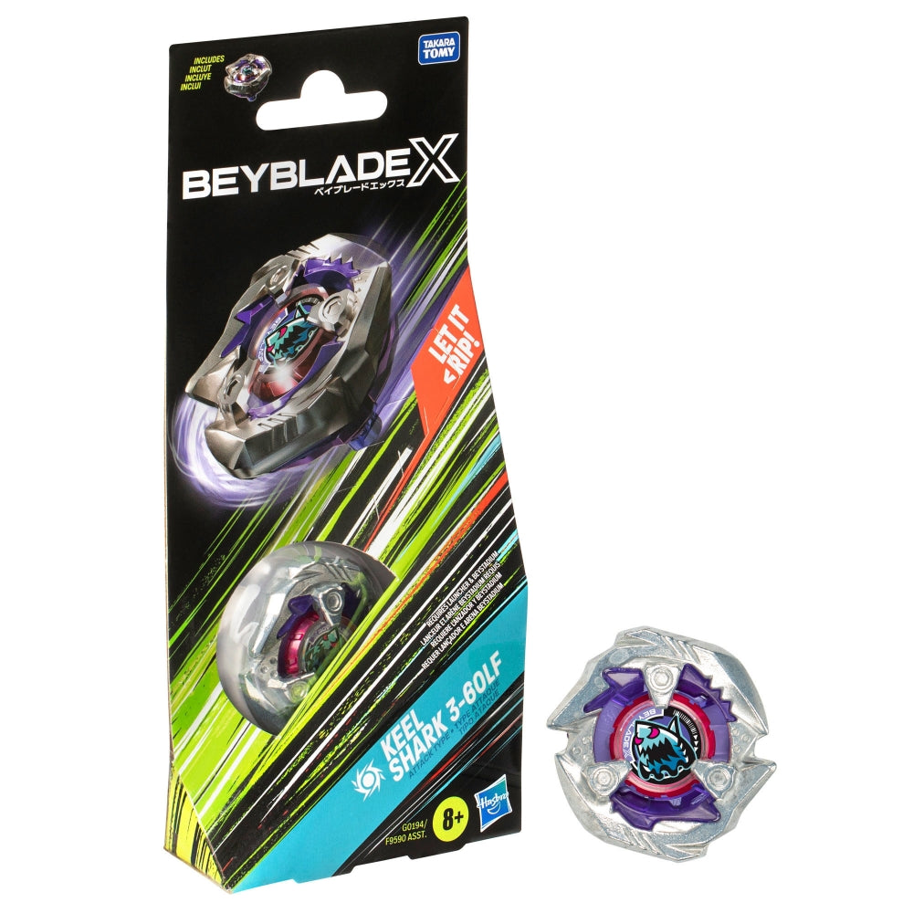Beyblade X Booster Pack: Keel Shark 3-60LF | Impulse Games and Hobbies