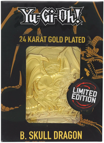 YU-GI-OH! LIMITED EDITION 24K GOLD PLATED B. SKULL DRAGON METAL CARD | Impulse Games and Hobbies