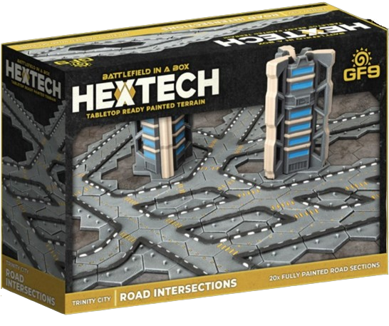 BATTLEFIELD IN A BOX: HEXTECH ROAD INTERSECTIONS (X20) | Impulse Games and Hobbies