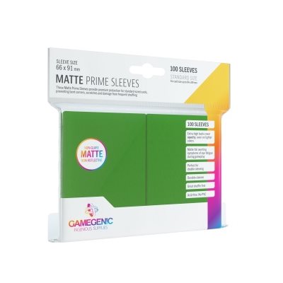 GameGenic: Matte Prime Sleeves: Green | Impulse Games and Hobbies