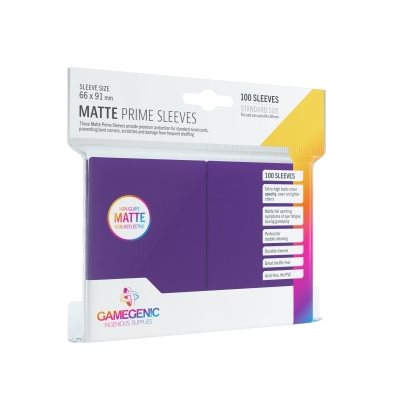 GameGenic: Matte Prime Sleeves: Purple | Impulse Games and Hobbies