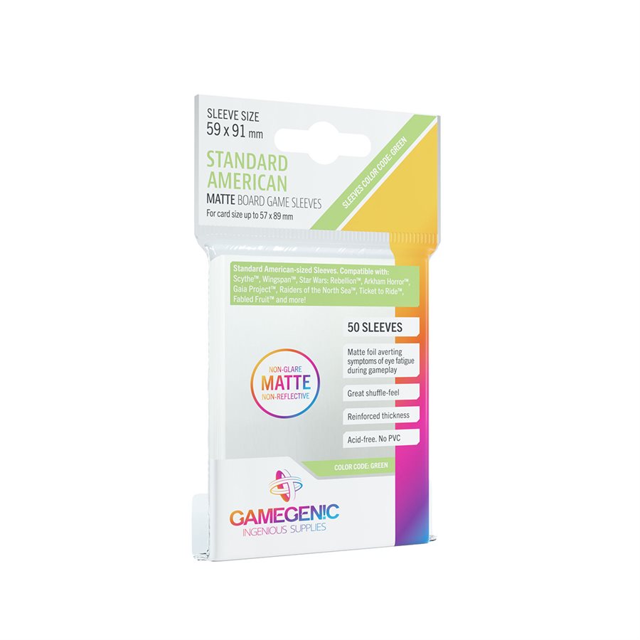 Gamegenic: Matte Standard American- Sized Boardgame (50) (ML) | Impulse Games and Hobbies