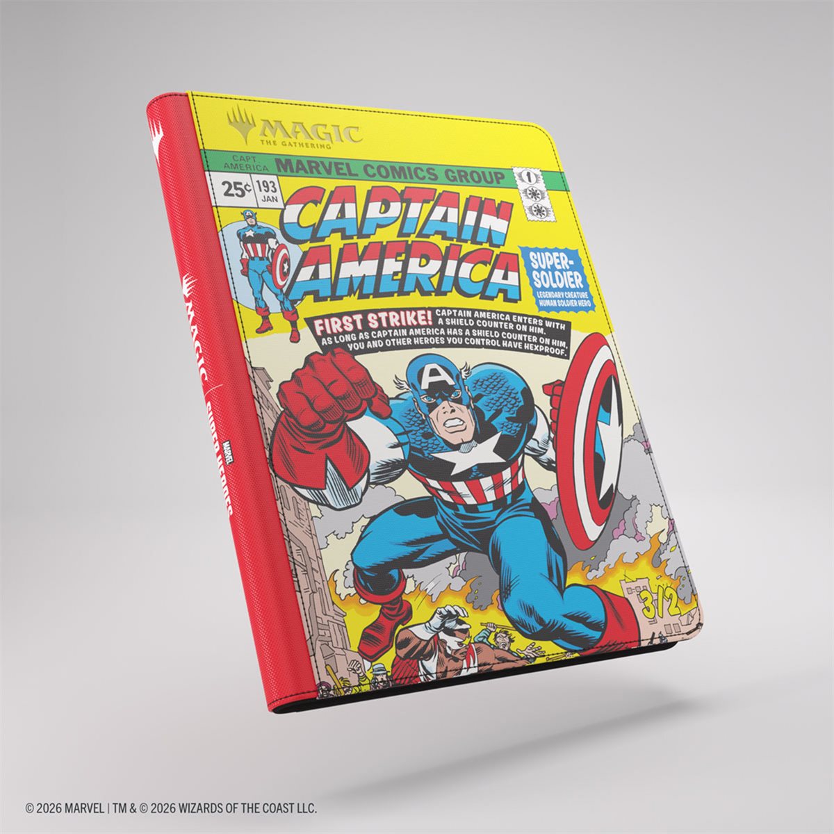 Binder: Magic: The Gathering: Marvel Super Heroes: Zip-Up Album 18-Pkt:Cap A / Black Panther (ML) | Impulse Games and Hobbies