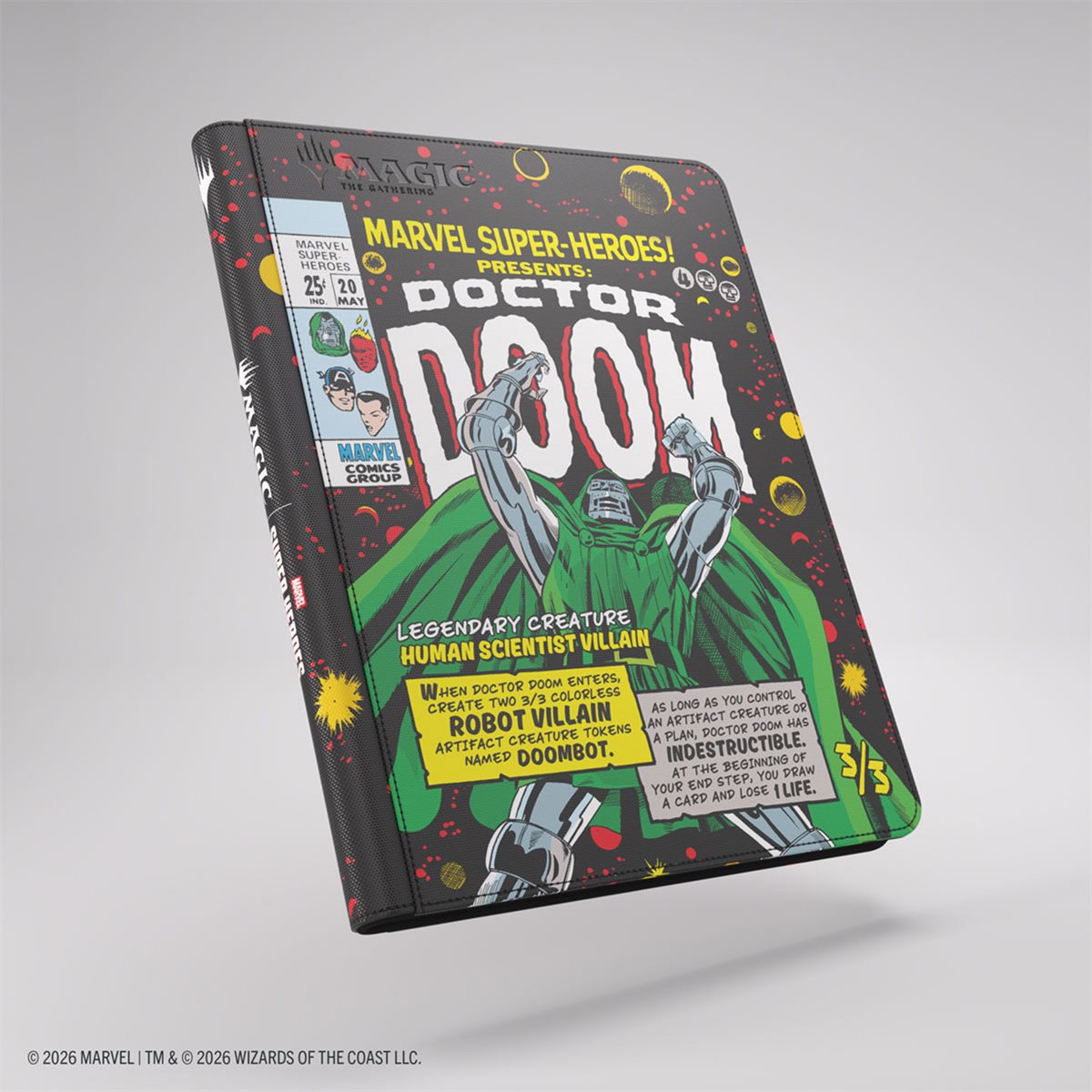 Binder: Magic: The Gathering: Marvel Super Heroes: Zip-Up Album 18-Pkt: Doc D / Spider-Man Pan (ML) | Impulse Games and Hobbies