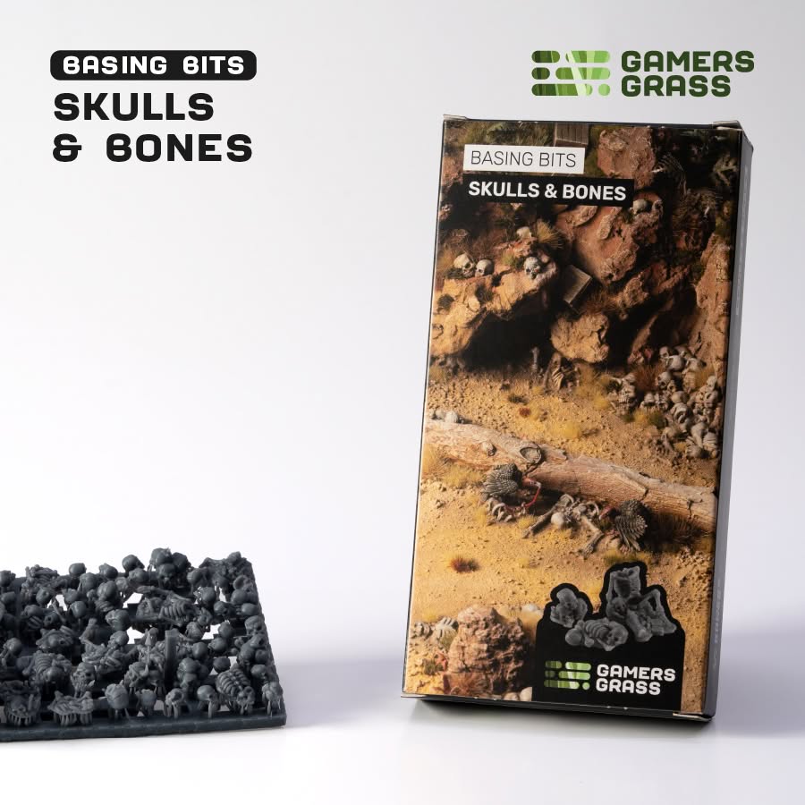 Gamers Grass Basing Bits - Skulls & Bones | Impulse Games and Hobbies