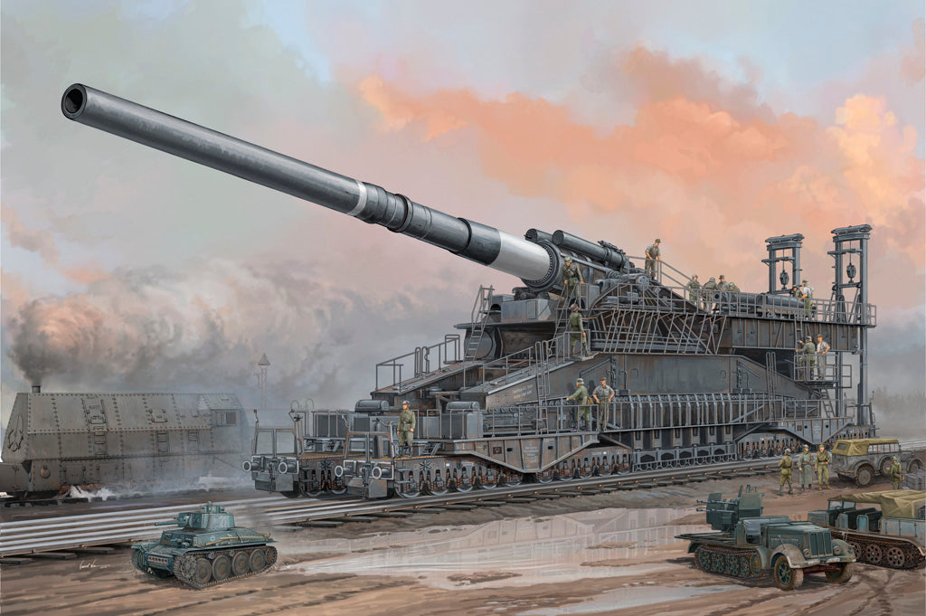 Hobby Boss 1/72 German 80cm K(E) Railway Gun 'Dora' | Impulse Games and Hobbies