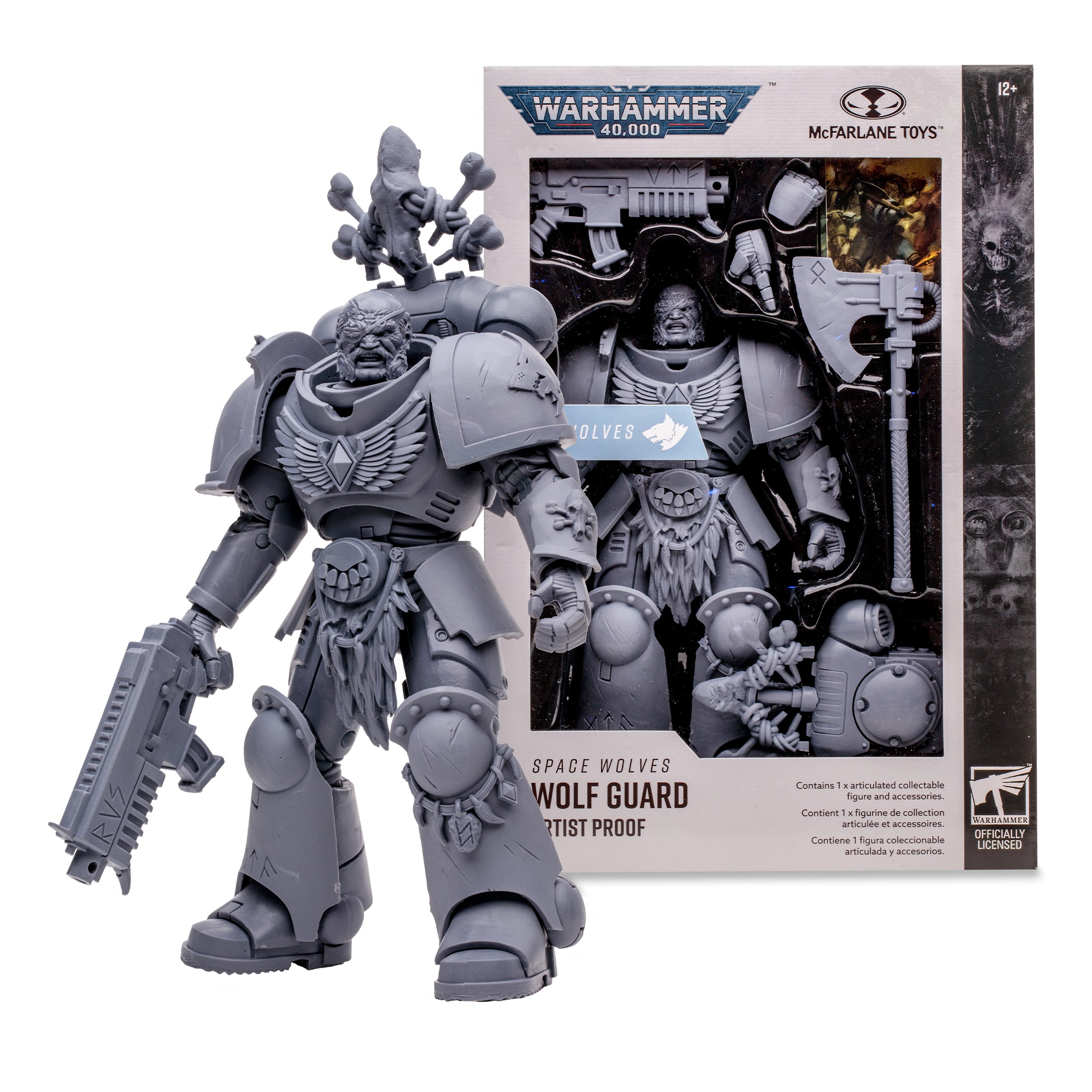 WARHAMMER 40K 7"FIG WV7-SPACE WOLVES WOLF GUARD-AP | Impulse Games and Hobbies