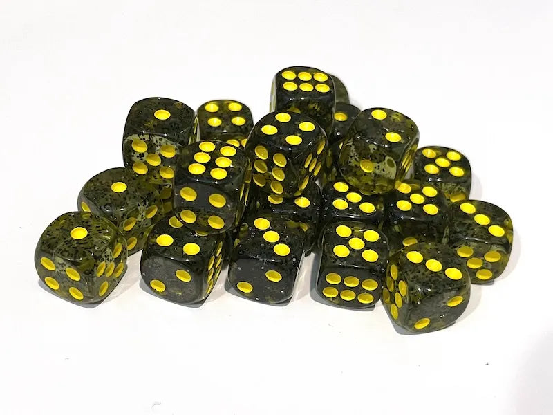 Adventure Dice - Kiwifruit yellow gloss pipsqueaks dice set | Impulse Games and Hobbies