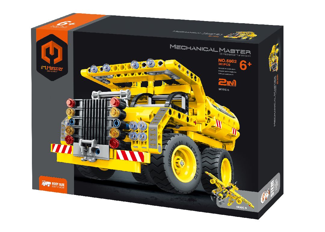 iM.Master Mechanical - Dump truck & aircraft - 361 pcs | Impulse Games and Hobbies