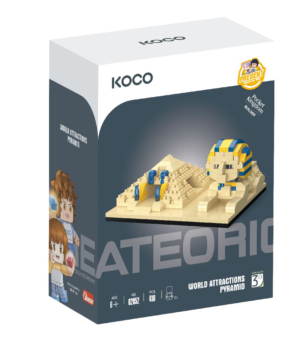 KOCO pyramid - 410 Pieces | Impulse Games and Hobbies