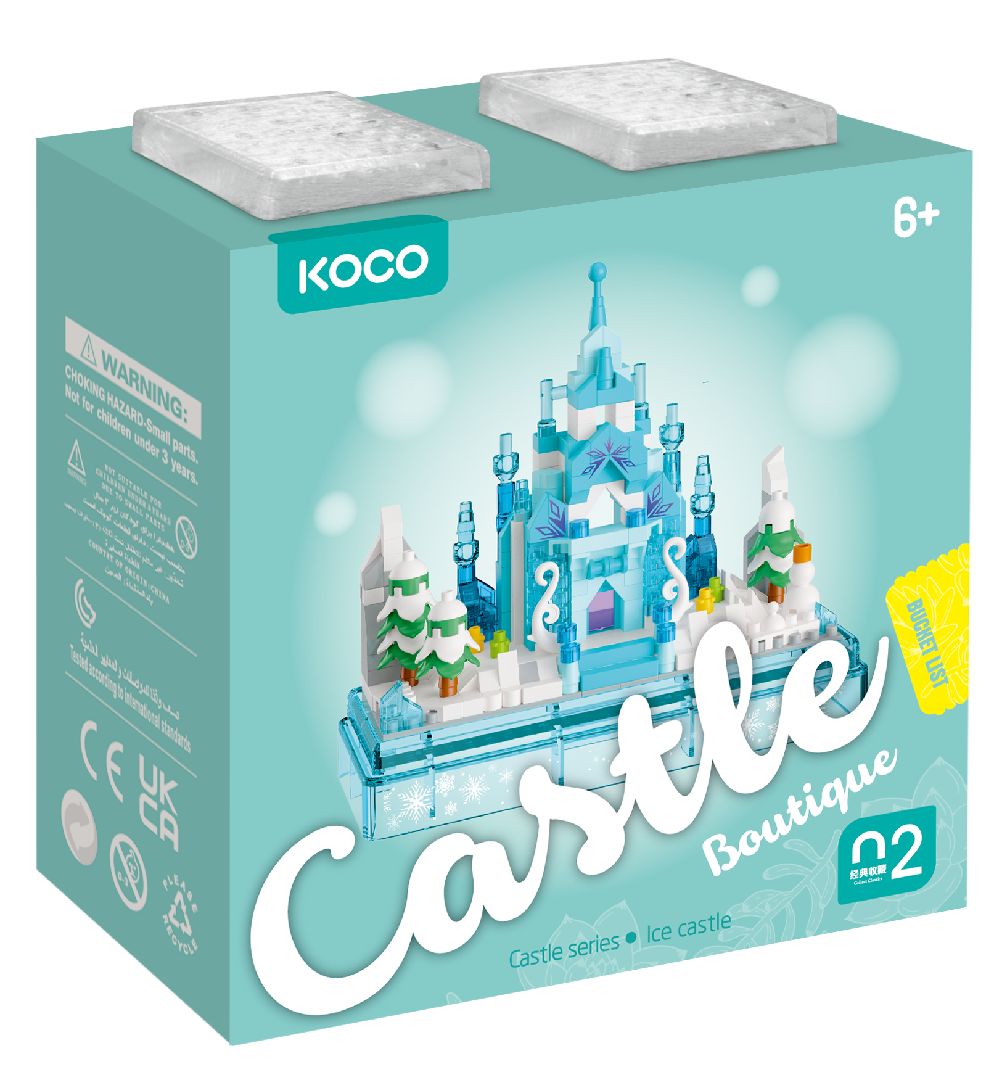 KOCO Castle - ice and snow castle - 381 Pieces | Impulse Games and Hobbies