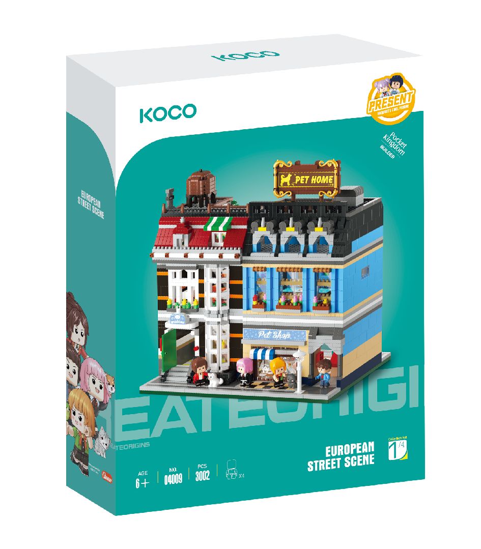 KOCO Pet shop - 3002 Pieces | Impulse Games and Hobbies