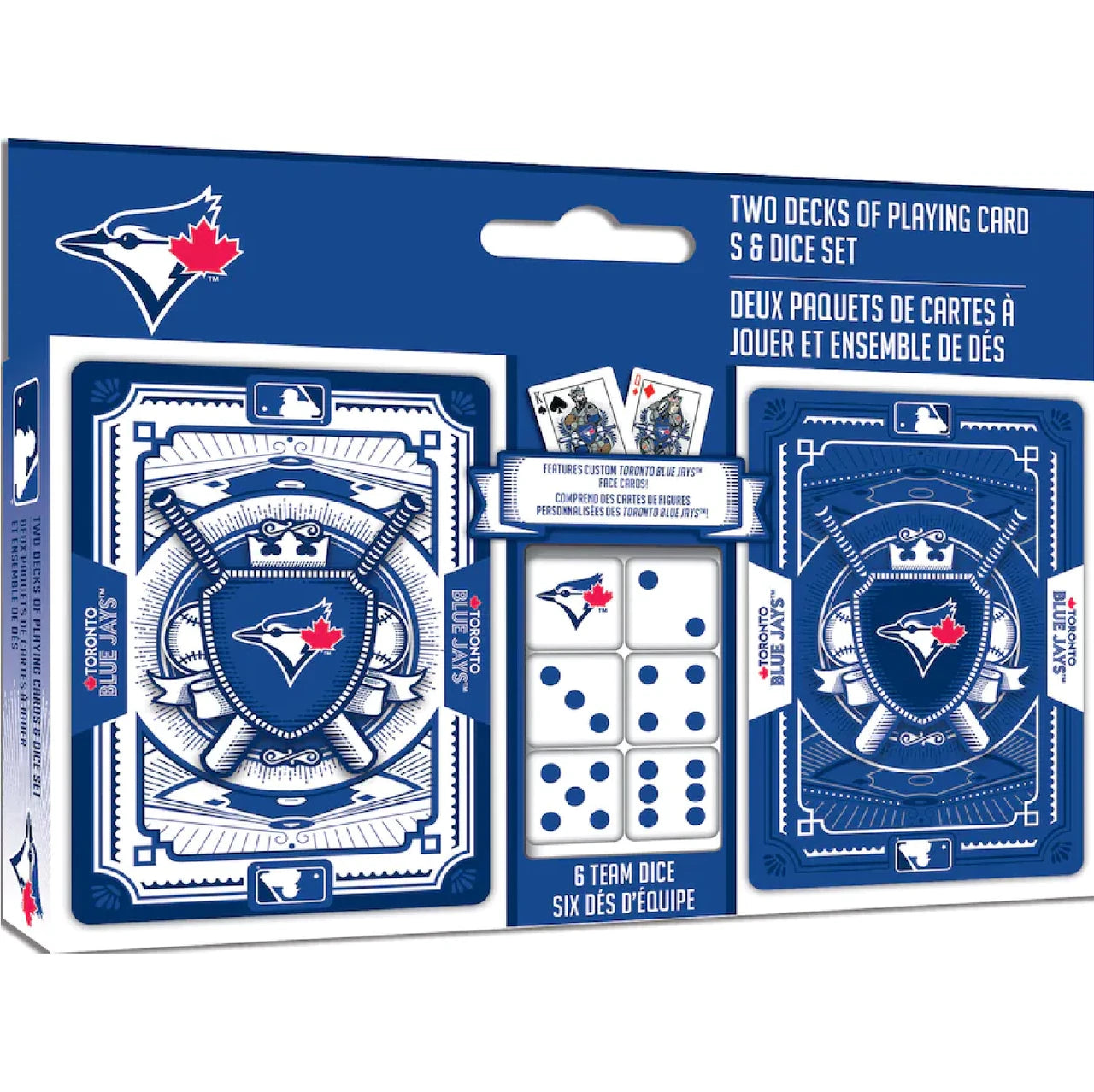 MLB 2PK CARDS & DICE SET JAYS | Impulse Games and Hobbies