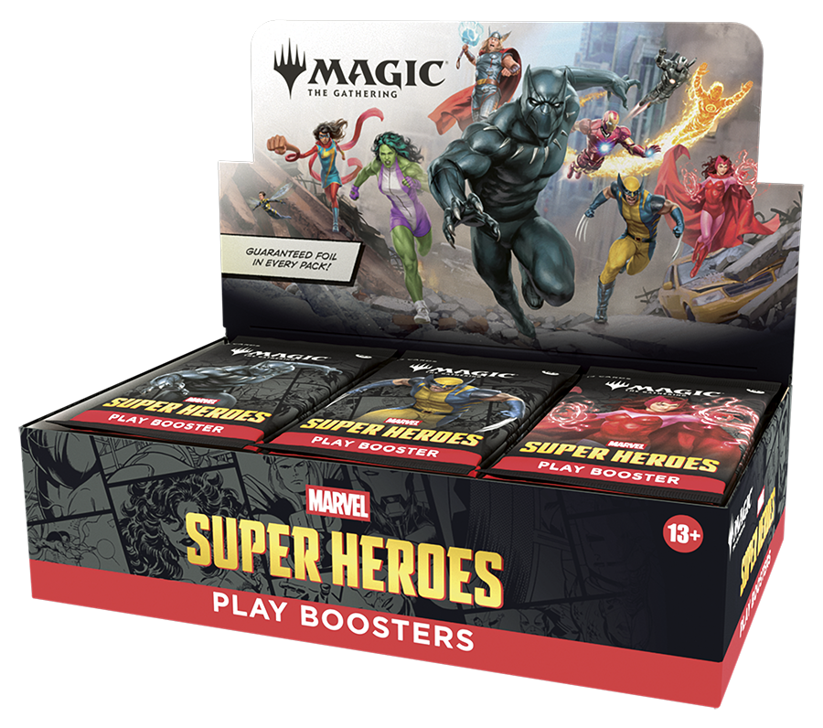 Magic: The Gathering - Marvel Super Heroes - Play Booster Box | Impulse Games and Hobbies