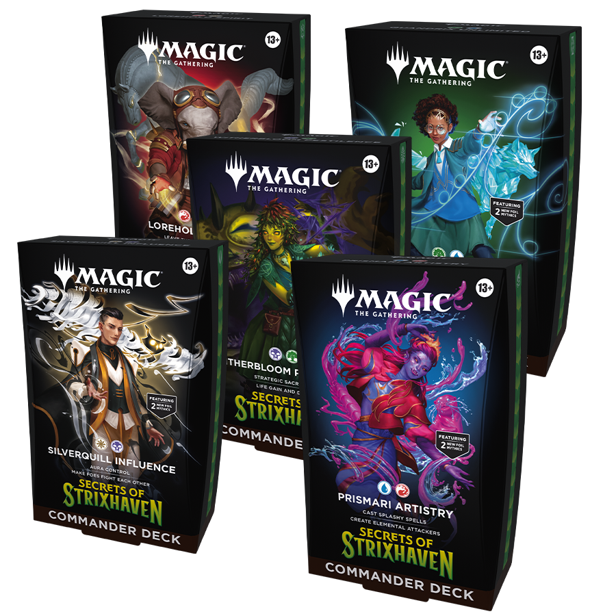 MTG - Secrets of Strixhaven - Commander Deck - Set of 5 | Impulse Games and Hobbies