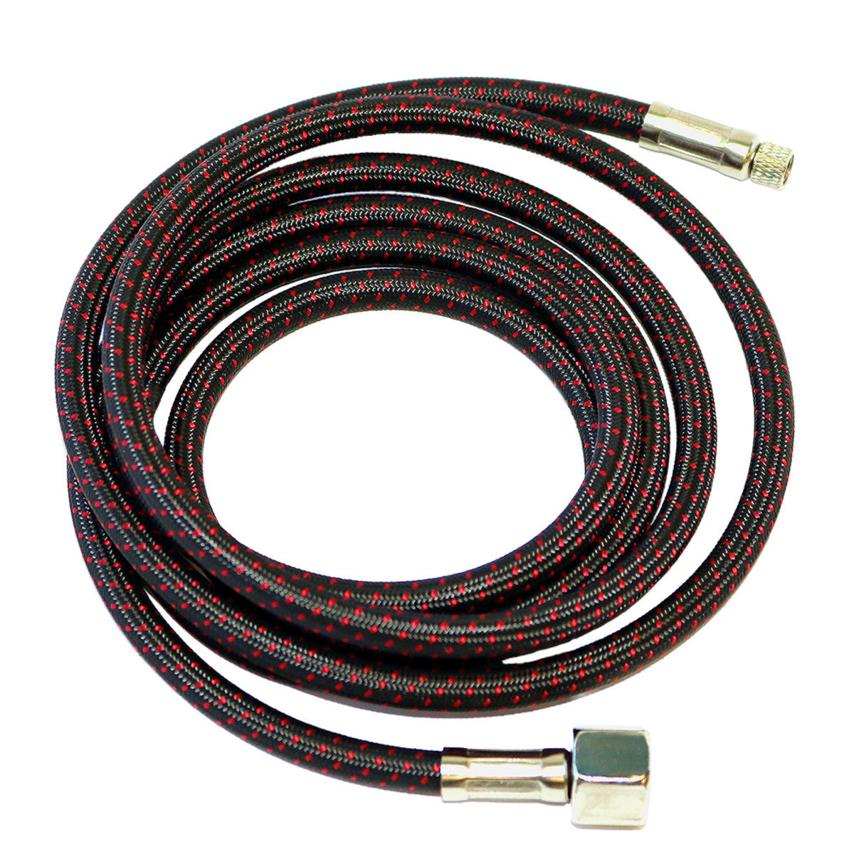 PAASCHE A-1/8x6' BRAIDED AIR HOSE W COUPLINGS | Impulse Games and Hobbies