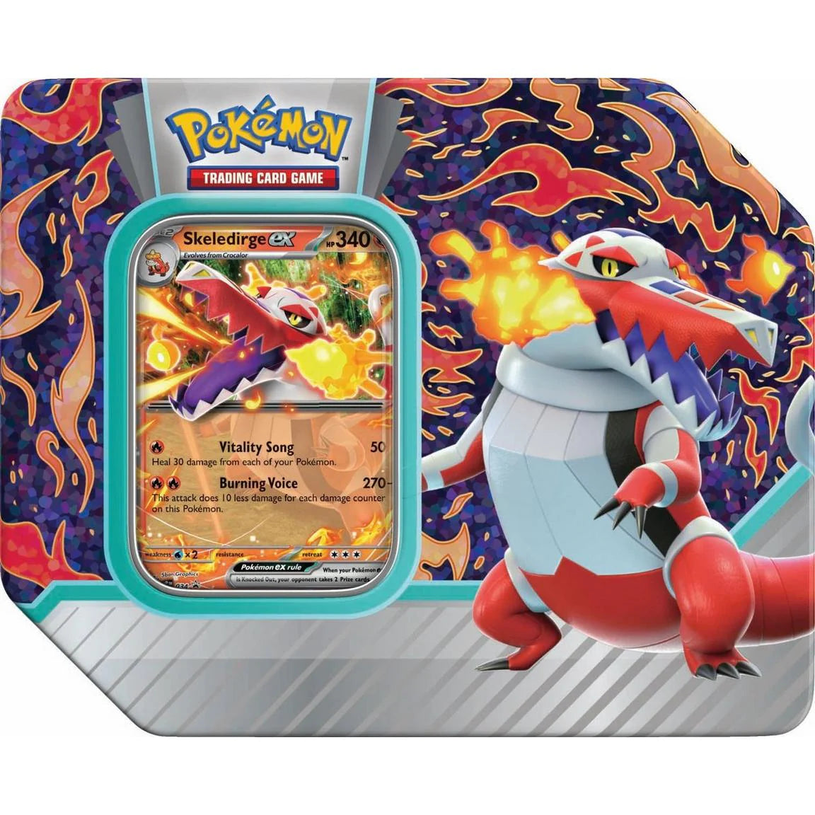 POKEMON Paldea Partners Tin - Skeledirge | Impulse Games and Hobbies