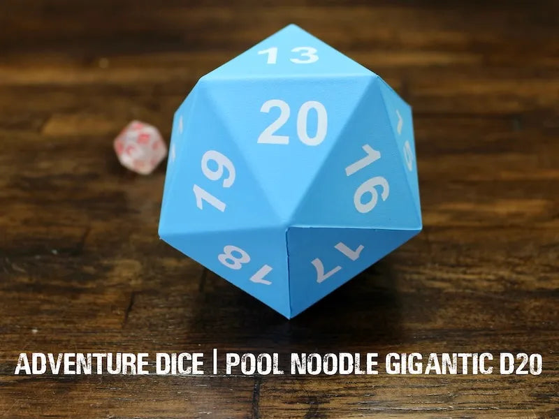 Adventure Dice - Pool Noodle Colossal Foam D20 | Impulse Games and Hobbies