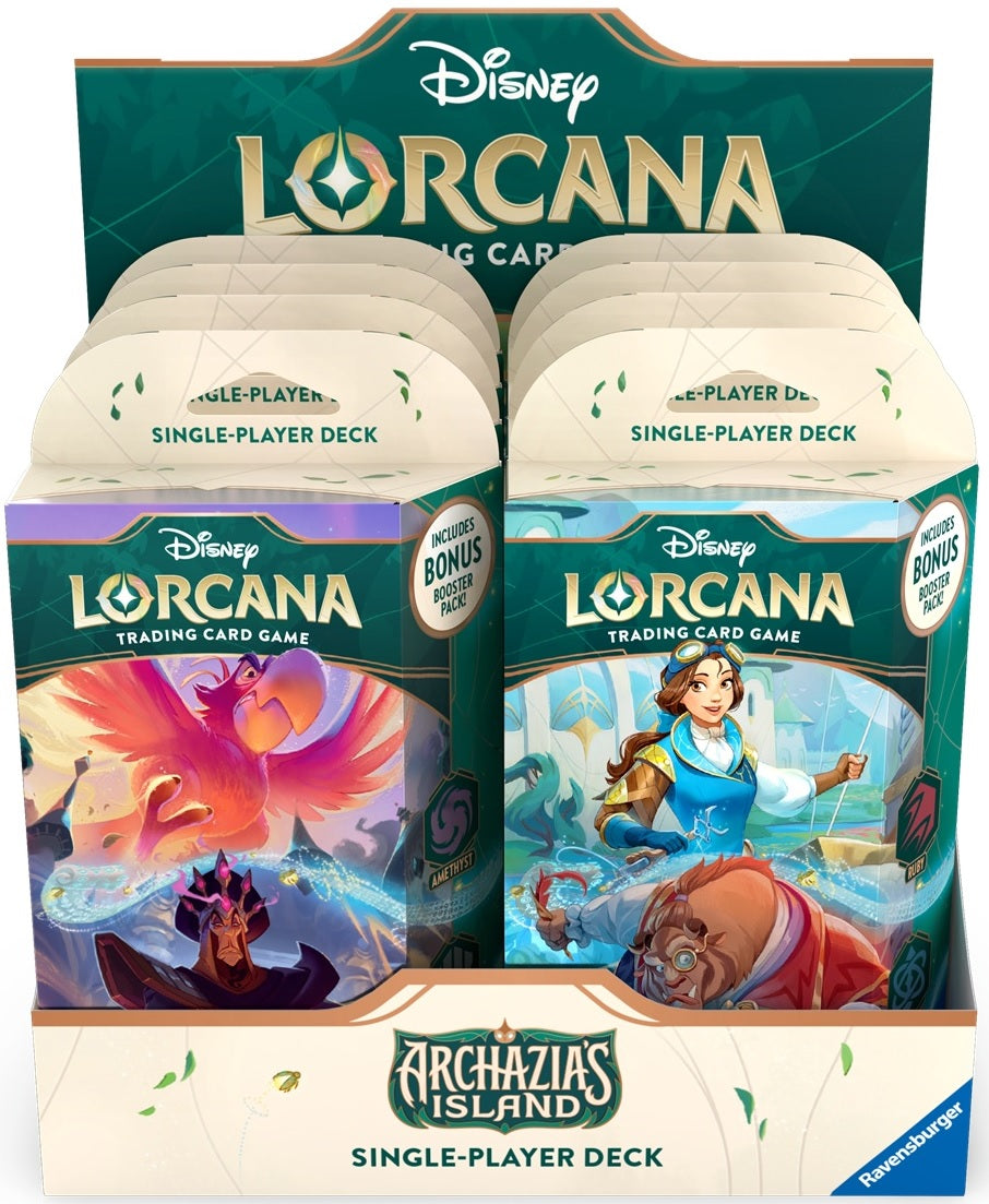Disney Lorcana: Archazia’s Island: Starter Deck - Set of 2 | Impulse Games and Hobbies