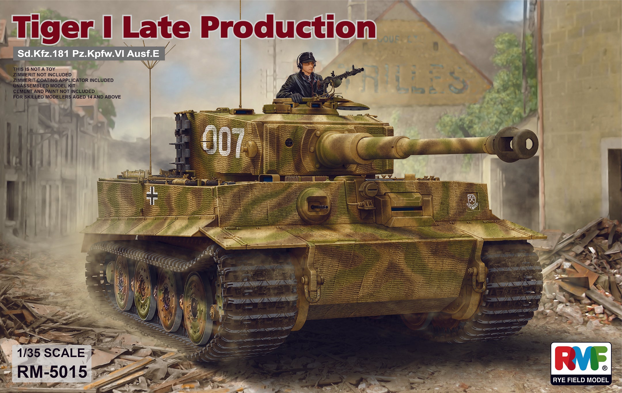 RFM RM-5015 Tiger I Late Production (1/35) | Impulse Games and Hobbies