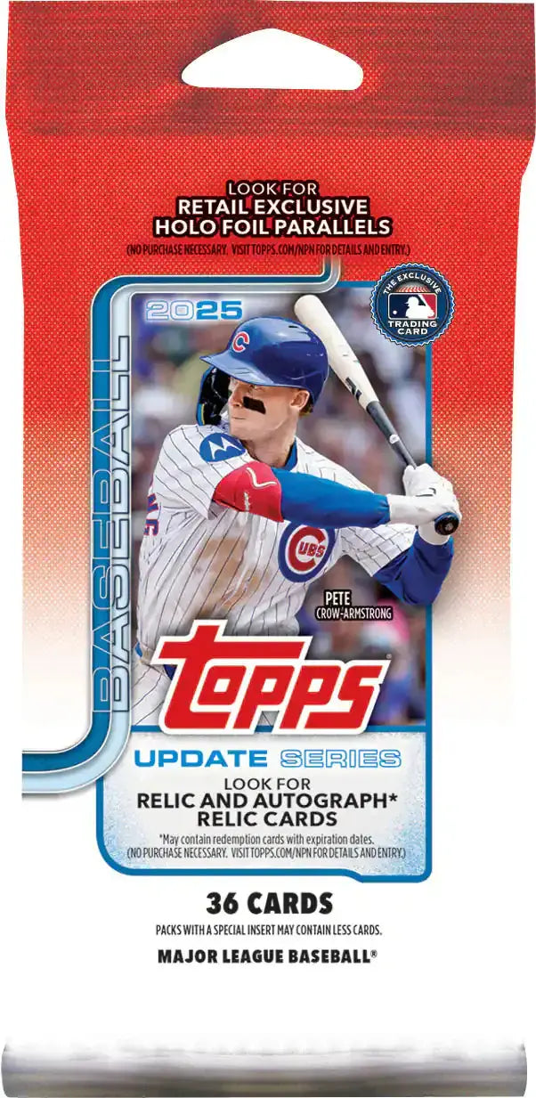 2025 TOPPS BASEBALL UPDATE FAT PACK | Impulse Games and Hobbies