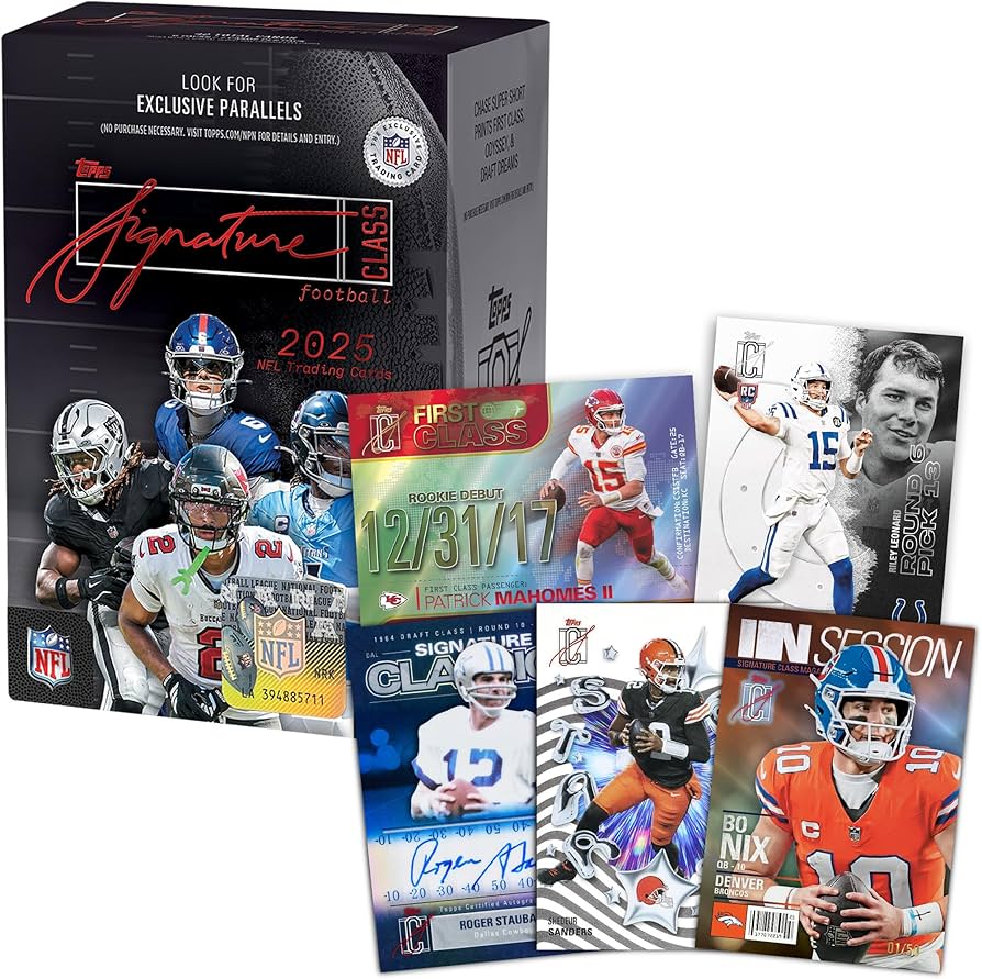 2025 TOPPS SIGNATURE CLASS FOOTBALL VALUE BOX | Impulse Games and Hobbies