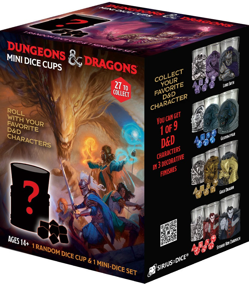 DND MINI DICE CUPS SERIES 2 | Impulse Games and Hobbies