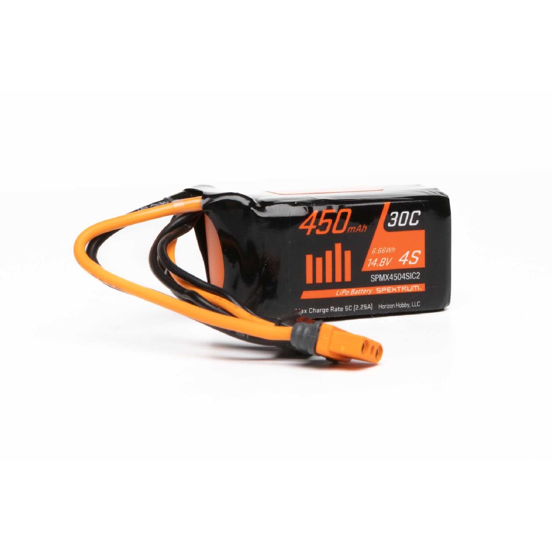 Spektrum 450mAh 4S 14.8V 30C LiPo IC2 | Impulse Games and Hobbies
