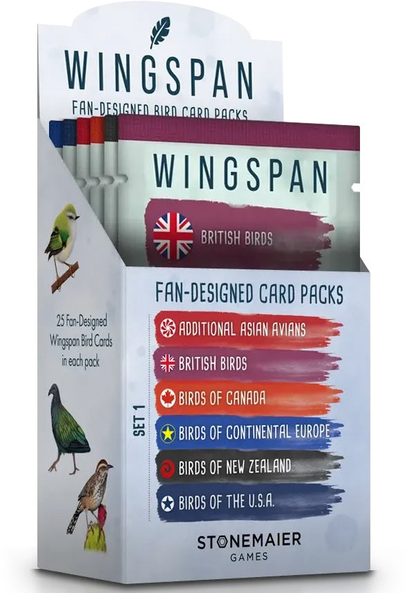 WINGSPAN FAN DESIGNED PACK SET 1 | Impulse Games and Hobbies
