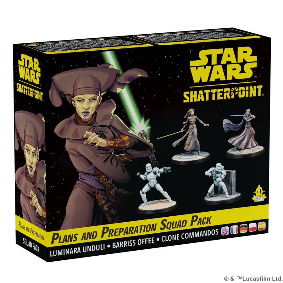 Star Wars: Shatterpoint: Plans and Preparation: General Luminara Unduli Squad Pack | Impulse Games and Hobbies
