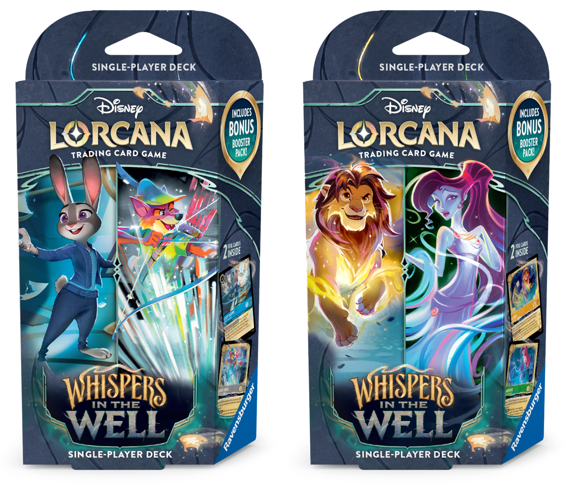 DISNEY LORCANA SET 10 WHISPERS IN THE WELL STARTER DECK - SET OF 2 | Impulse Games and Hobbies
