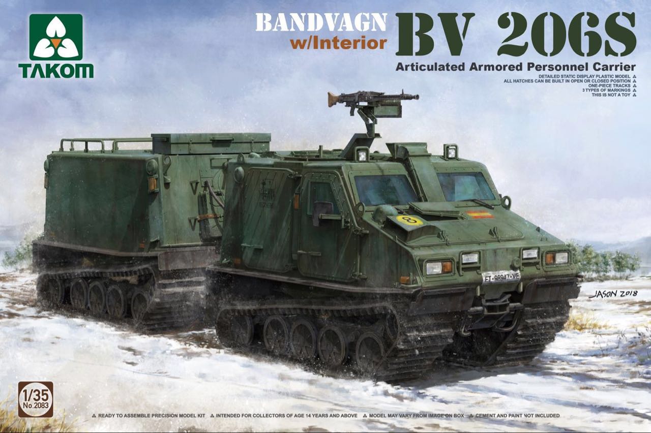 Takom BANDVAGN BV 206S ARTICULATED ARMORED PERSONNEL CARRIER (1/35) | Impulse Games and Hobbies