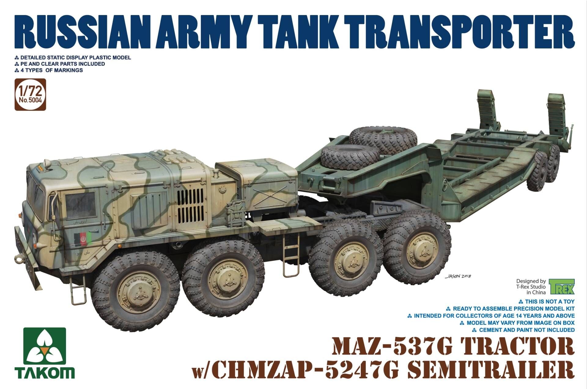Takom MAZ−537G TRACTOR w/CHMZAP−5247G (1/35) | Impulse Games and Hobbies