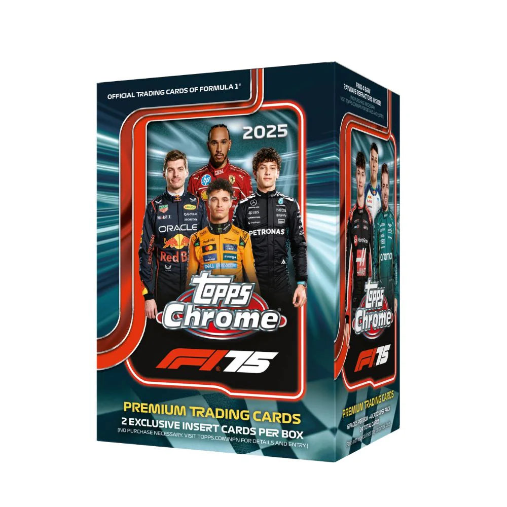 2025 TOPPS CHROME FORMULA 1 VALUE BOX | Impulse Games and Hobbies