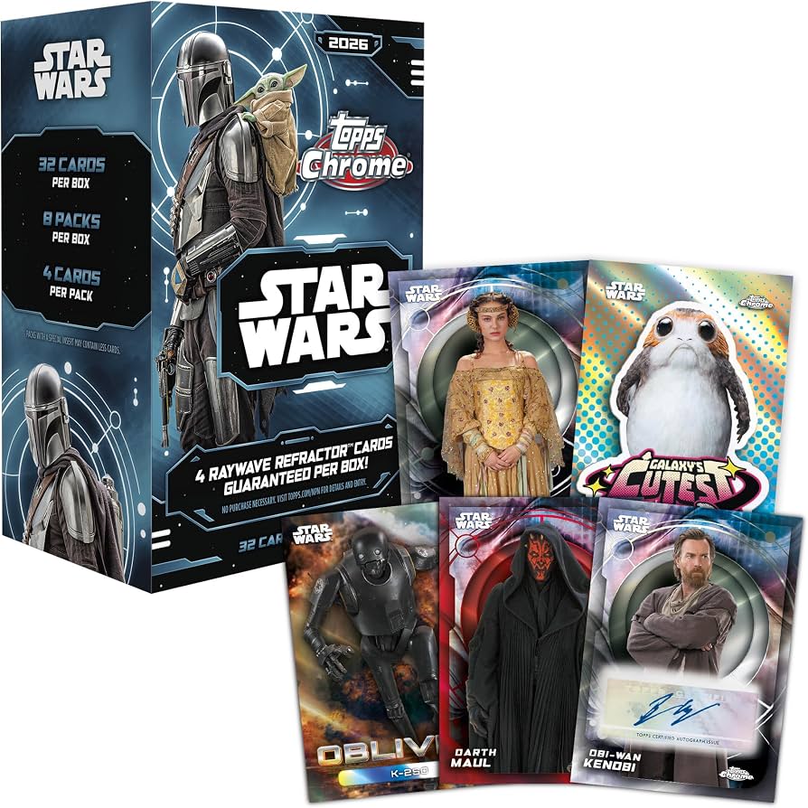 2026 TOPPS STAR WARS CHROME VALUE BOX | Impulse Games and Hobbies