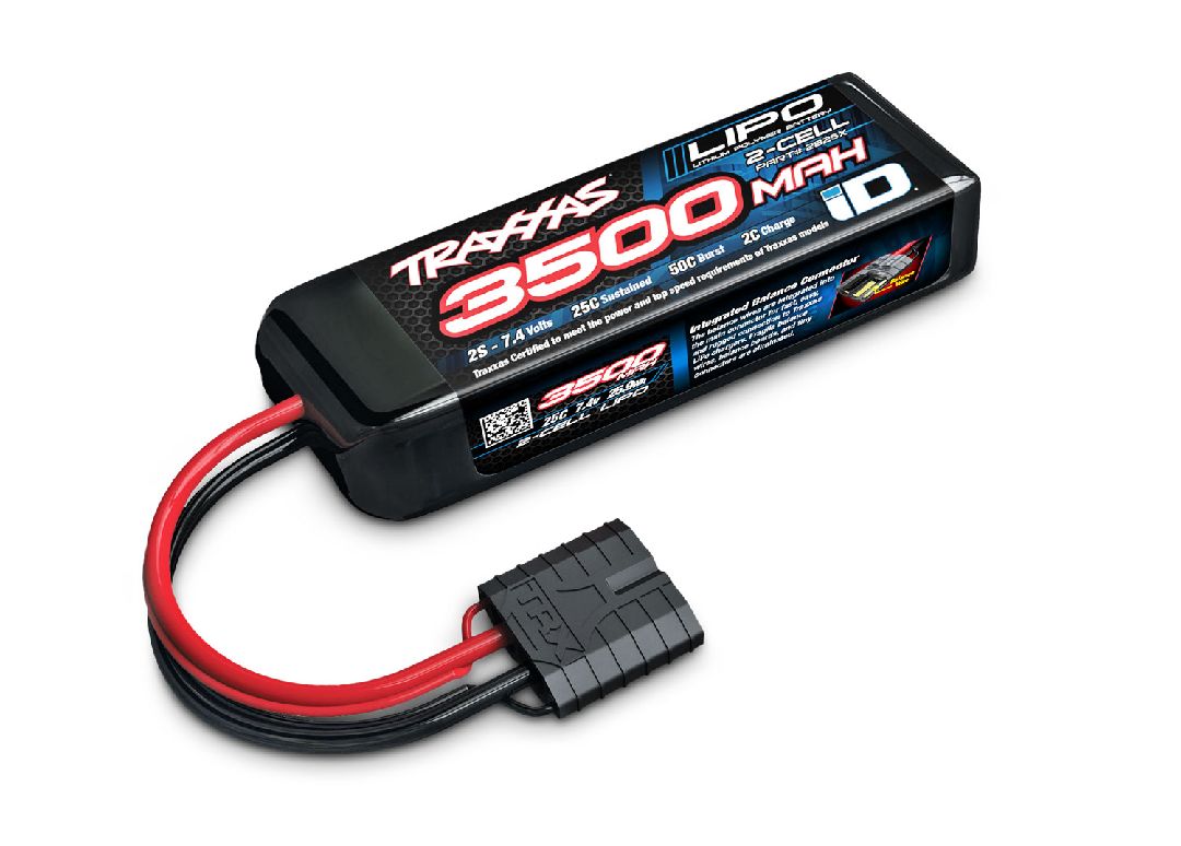 Traxxas 3500mAh 2S 7.4V 30C LiPo iD Battery | Impulse Games and Hobbies