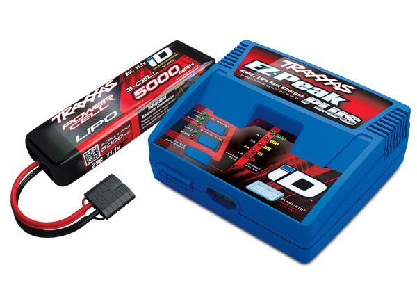 Traxxas Completer Pack: 5000mAh 3S iD & EZ-Peak Plus 3S Charger | Impulse Games and Hobbies