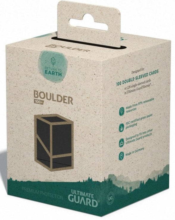 UG RTE DECK CASE BOULDER 133+ BLACK | Impulse Games and Hobbies