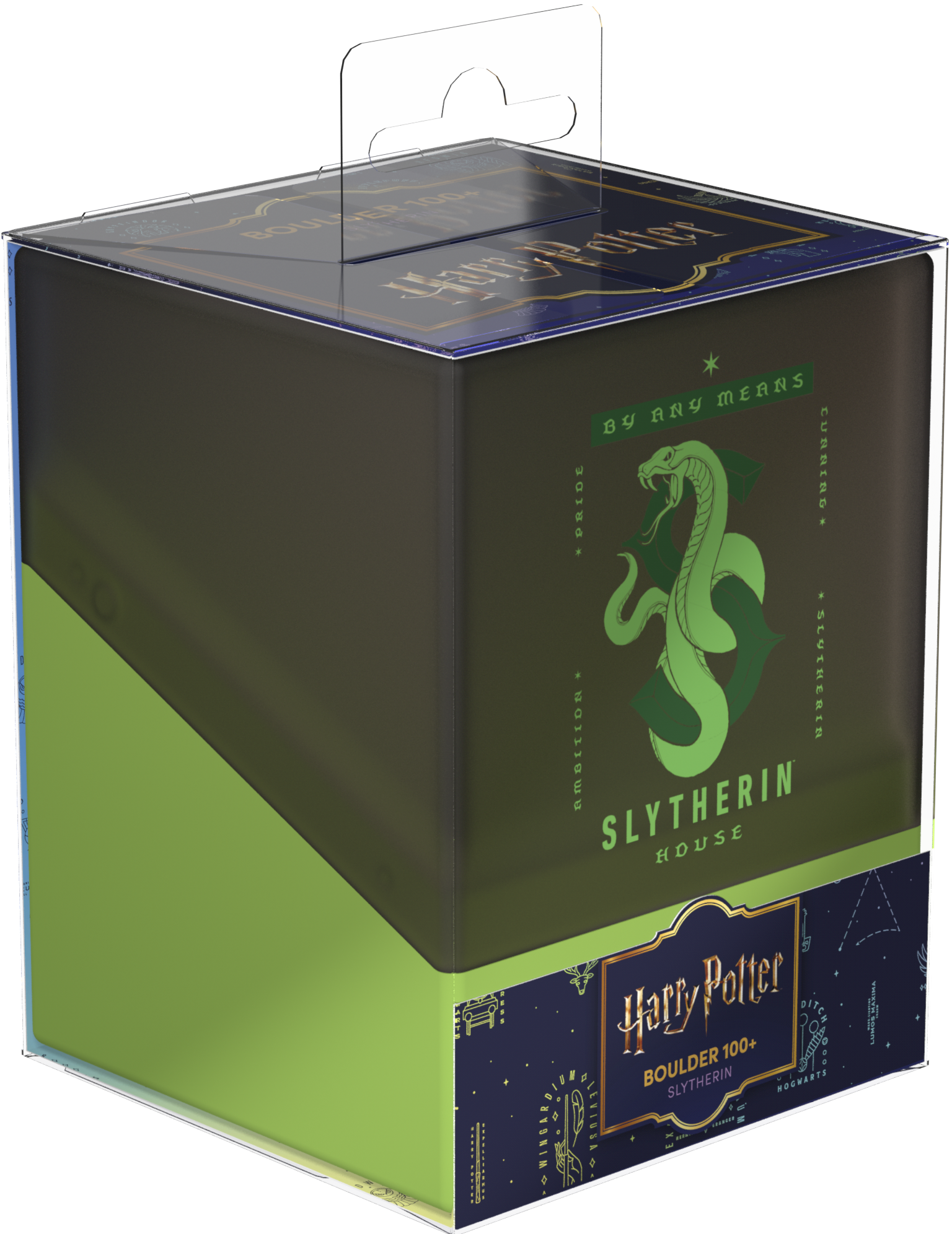 UG DECK CASE BOULDER 100+ HARRY POTTER 4 HOUSES SLYTHERIN | Impulse Games and Hobbies