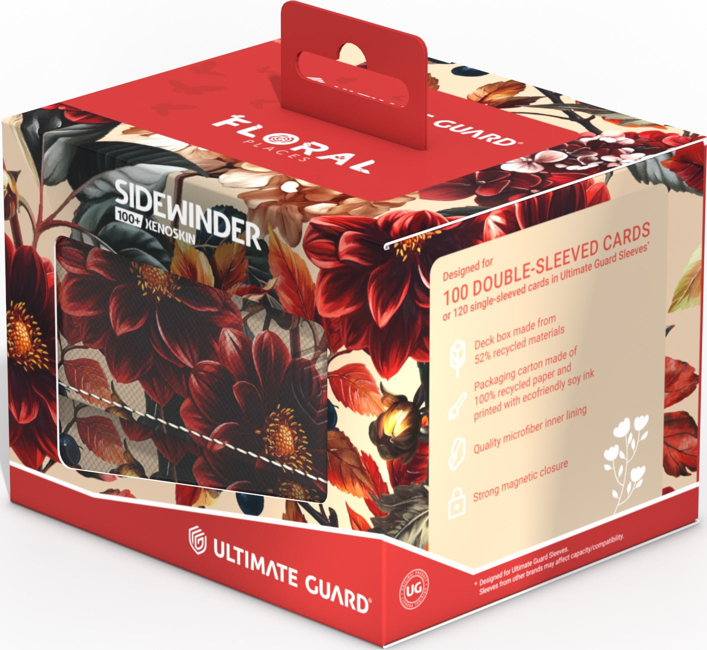 UG DECK CASE SIDEWINDER 100+ FLORAL AUTUMN HEATH | Impulse Games and Hobbies
