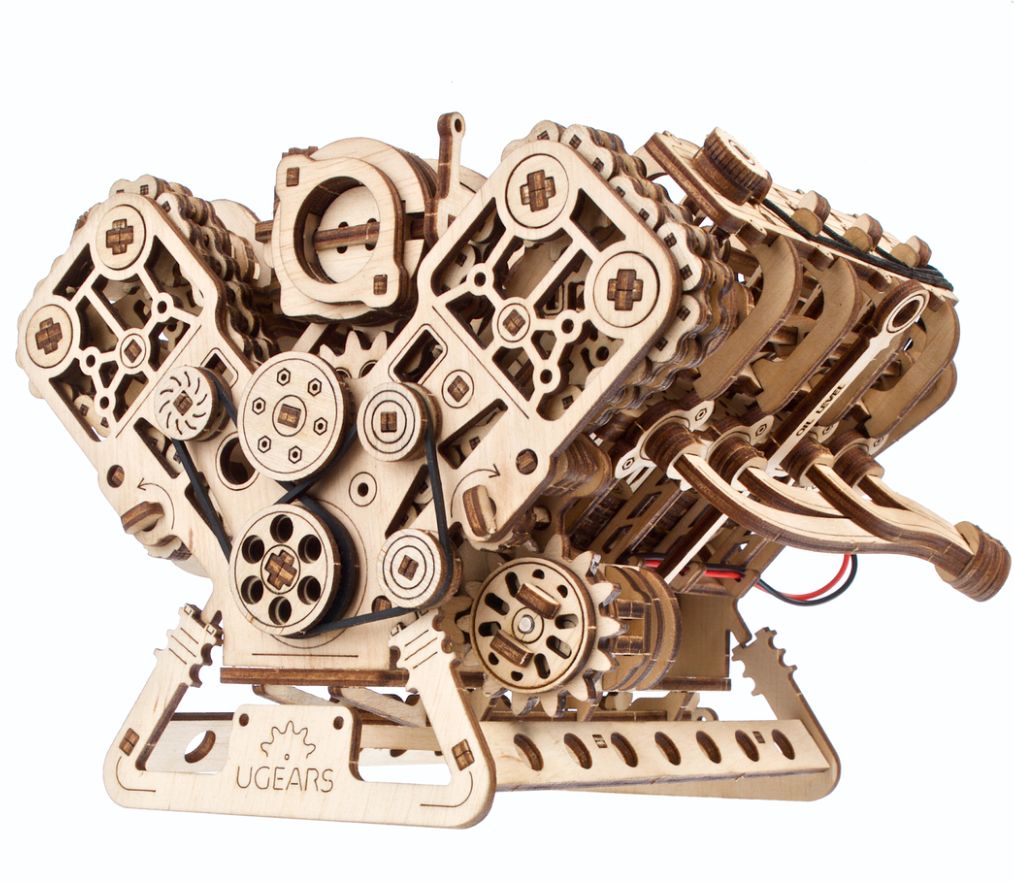 Ugears Engine V8 - 776 Parts (Advanced) | Impulse Games and Hobbies